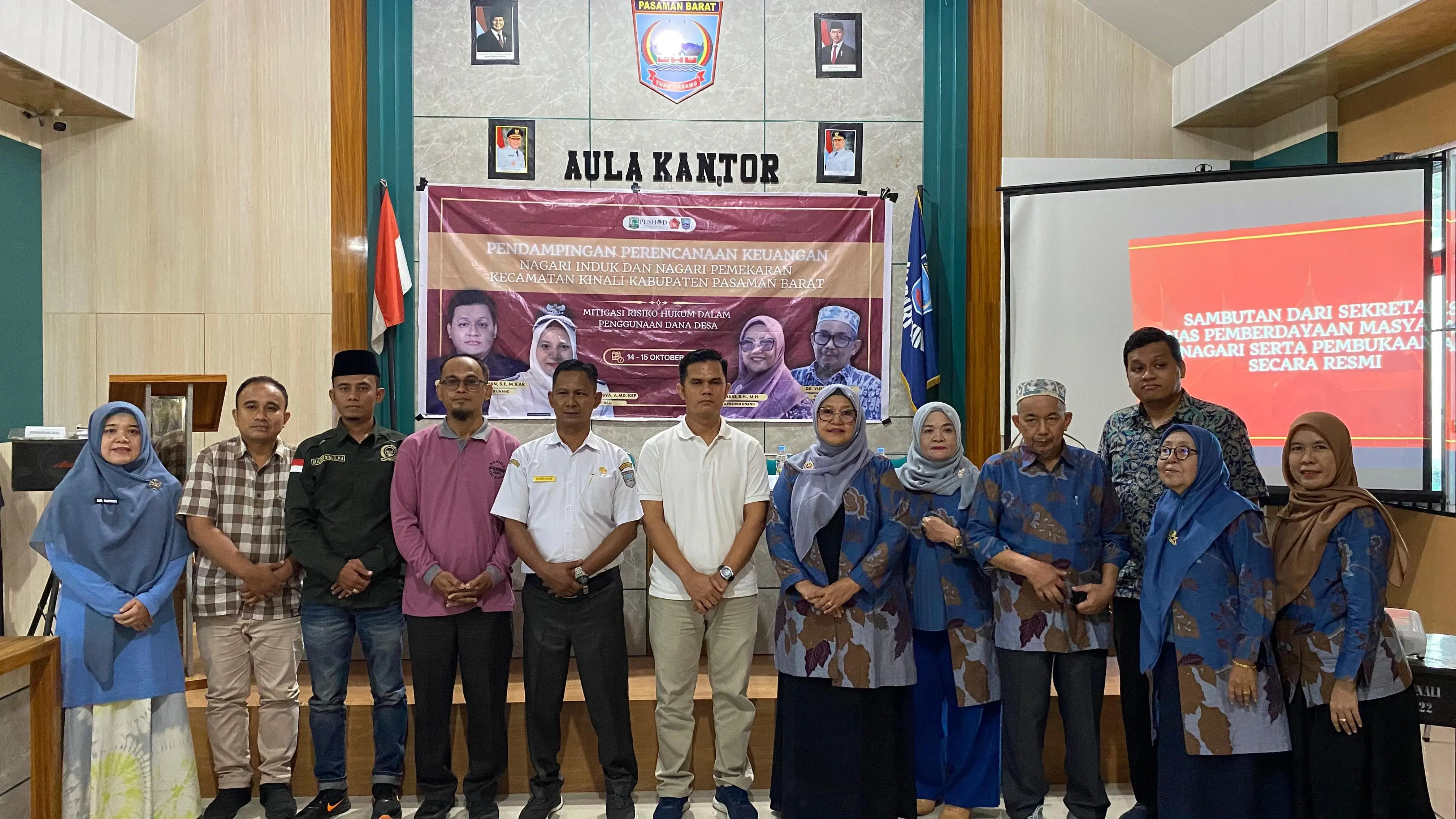 Tim PUSHOD Universitas Andalas Dampingi Nagari di Pasaman Barat Dalam Perencanaan Keuangan dan Mitigasi Risiko Hukum