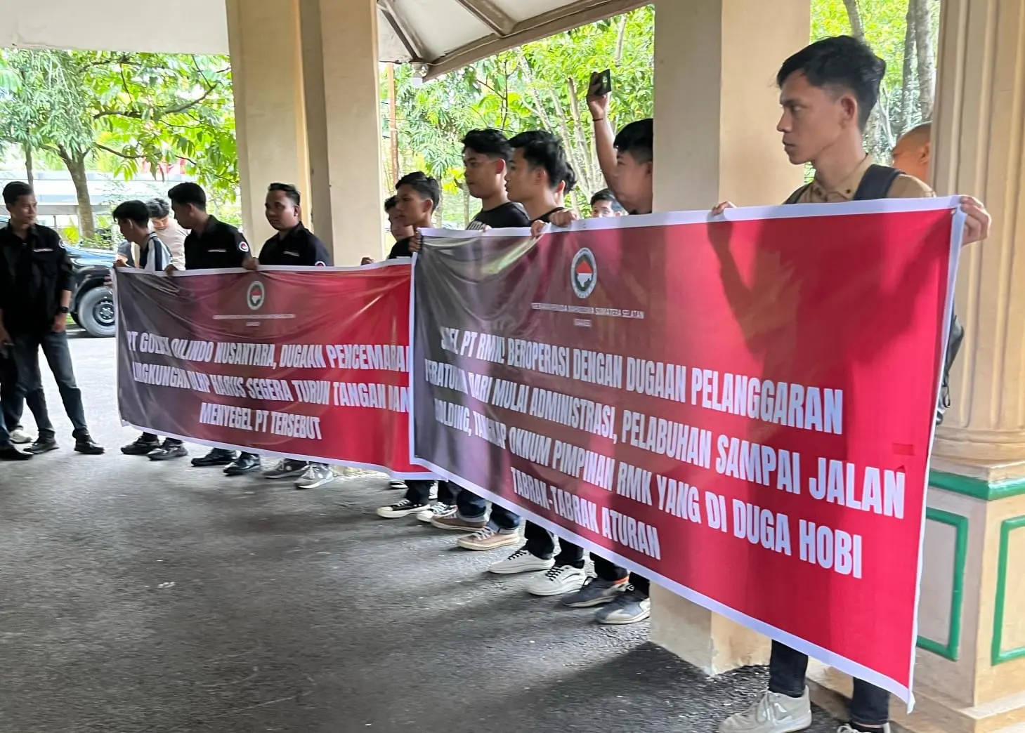 GAASS Gelar Aksi di DLHP Sumsel: Desak Penindakan Tegas atas Dugaan Pelanggaran PT RMK