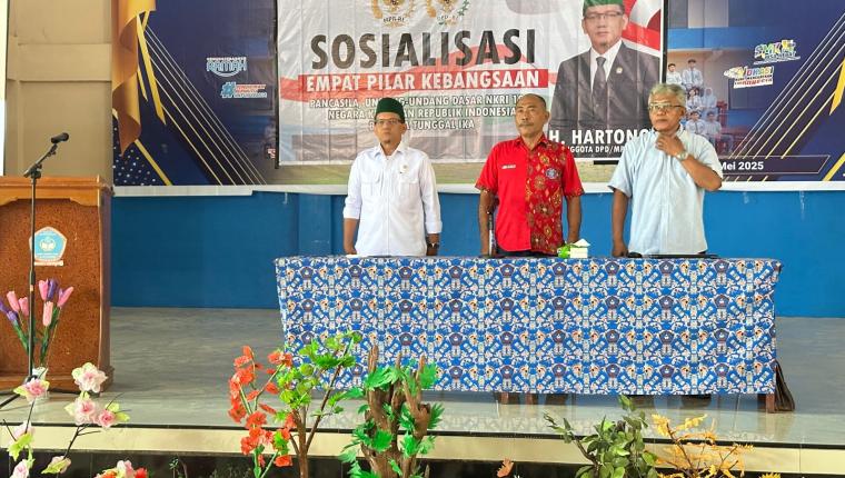 Anggota DPD RI Hartono Sosialisasi 4 Pilar di SMK Modelink