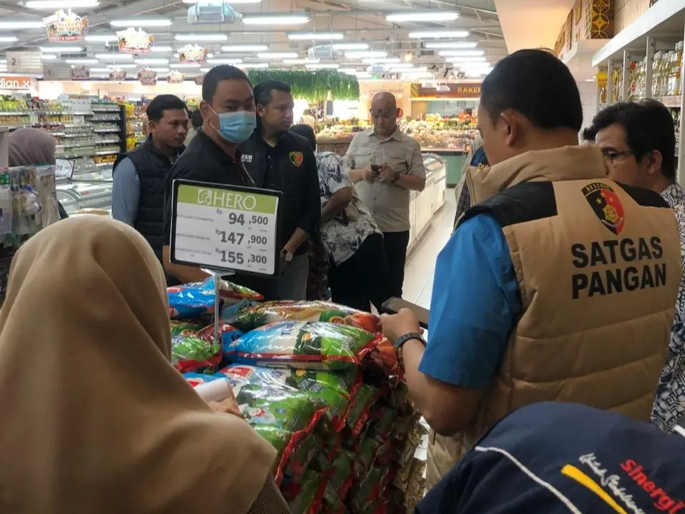 Harga Beras di Cilegon Masih Stabil, Polres dan Disperindag Terus Lakukan Pemantauan