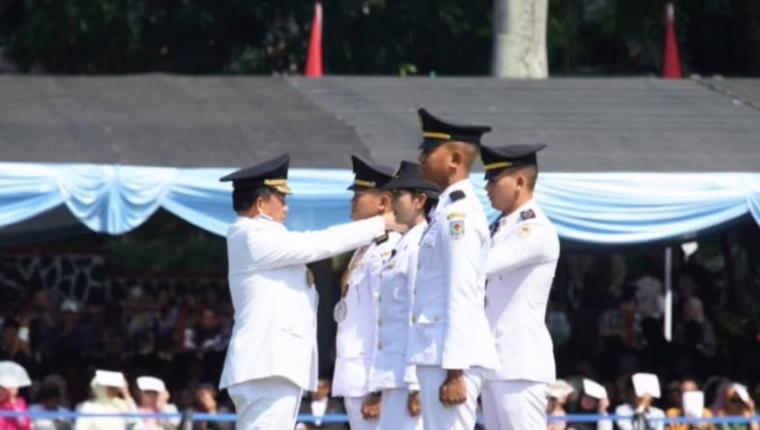 Mendagri Lantik 1.110 Pamong Praja Muda IPDN Angkatan XXXII