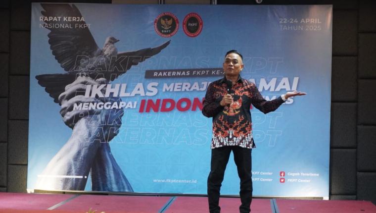 Rapat Kerja Nasional FKPT XII Tahun Anggaran 2025 Mengusung Tema "Ikhlas Merajut Damai, Menggapai Indonesia Emas"