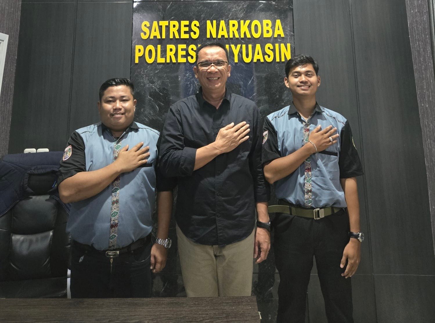 Gelar LDSS, PP HIMBA Silaturahmi Ke Satres Narkoba Banyuasin