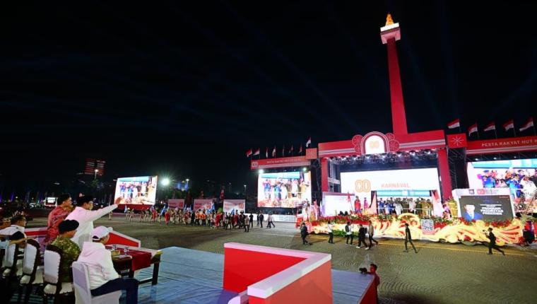 Ribuan Warga Padati Monas, Rayakan Kemerdekaan dengan Lomba Rakyat dan Hiburan Gratis