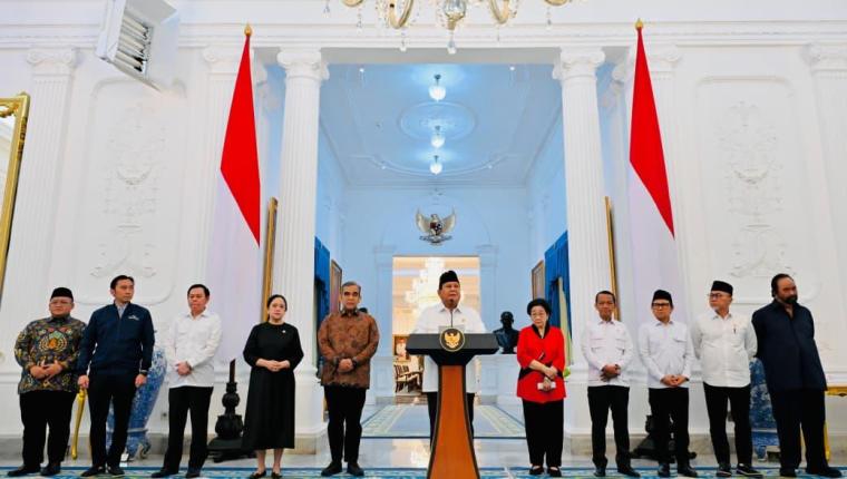 Prabowo dan Para Ketum Parpol Bahas Stabilitas Nasional di Tengah Gejolak Aksi Massa