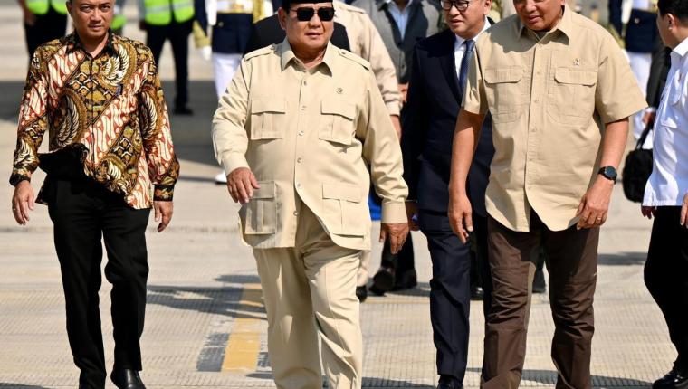 Presiden Prabowo tiba di Jakarta usai hadiri KTT Perdamaian dan Penghentian Perang Gaza
