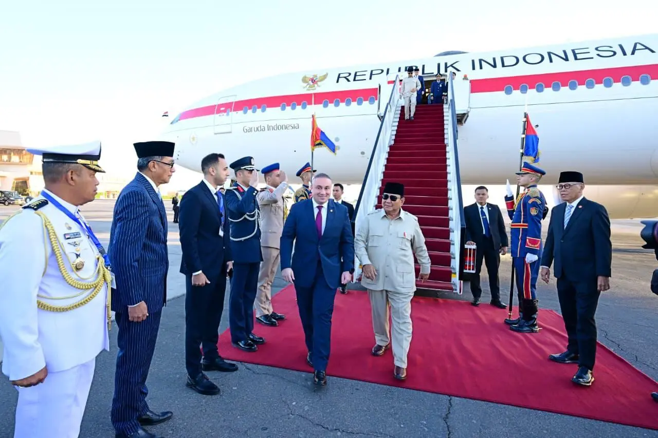 Tiba di Mesir, Presiden Prabowo siap hadiri KTT Perdamaian Sharm El-Sheikh