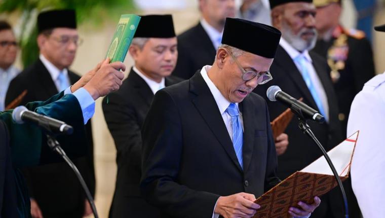 Tegaskan stabilitas keuangan, Presiden Prabowo saksikan sumpah Dewan Komisioner LPS