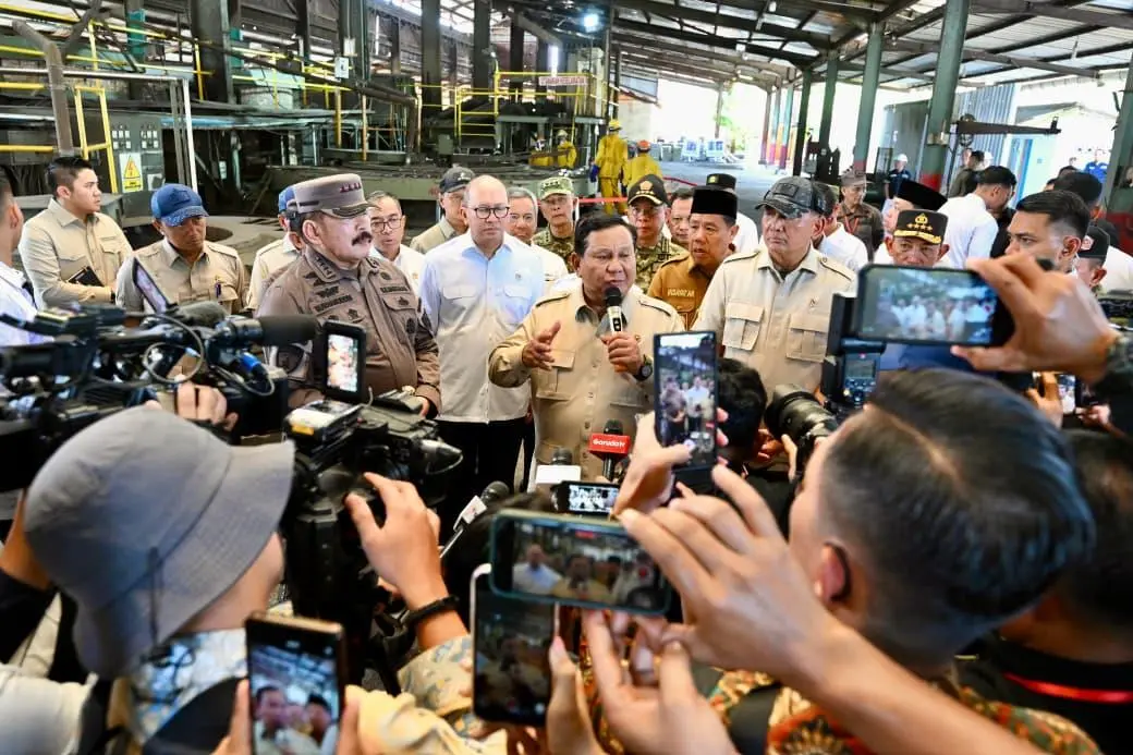 Presiden Prabowo saksikan langsung penyerahan aset rampasan negara kepada PT Timah