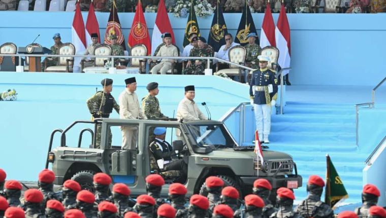 HUT ke-80 TNI, Presiden Prabowo tekankan pentingnya kepemimpinan teladan dan profesionalisme