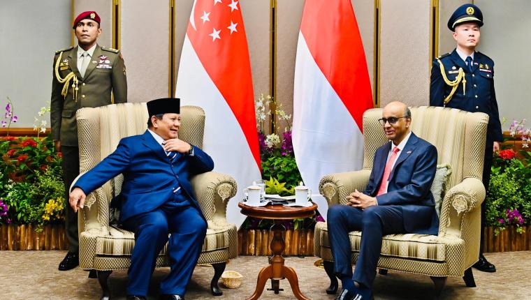Gelar Courtesy Call, Presiden Prabowo dan Presiden Tharman Bahas Hubungan Indonesia–Singapura
