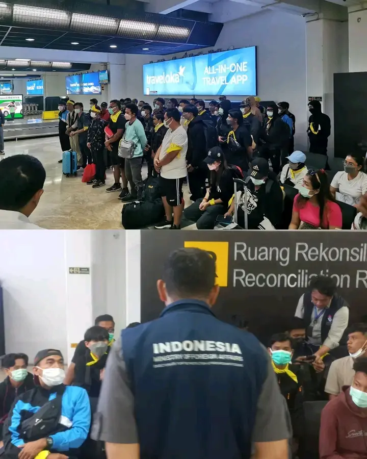 Pemerintah Melalui Kemenlu Pulangkan 46 WNI Korban TPPO di Myanmar Dari Thailand ke RI