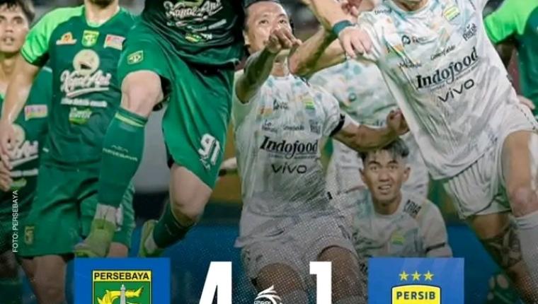 Super Big Match BRI Liga 1 Musim 2024/2025, Persebaya (4) VS Persib (1)