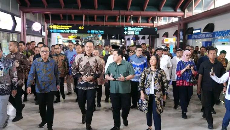 Mengahadapi Masa Mudik Lebaran 2025, Beberapa Kementrian Meninjau Bandara Soekarno-Hatta