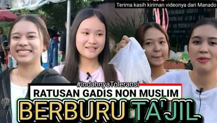 Indahnya Toleransi di Sulawesi Utara, War Ta'jil di Bulan Ramadhan Terjadi kembali