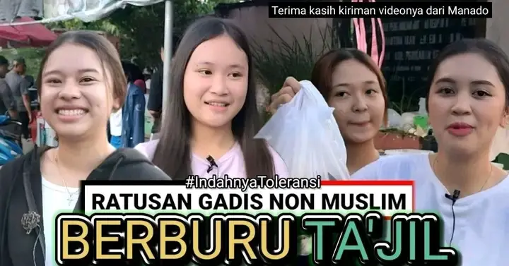 Indahnya Toleransi di Sulawesi Utara, War Ta'jil di Bulan Ramadhan Terjadi kembali