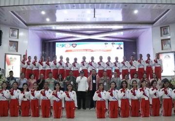Wakil Walikota Bitung, Menghadiri Upacara Pembukaan Pemusatan Pendidikan dan Pelatihan Tingkat Kota