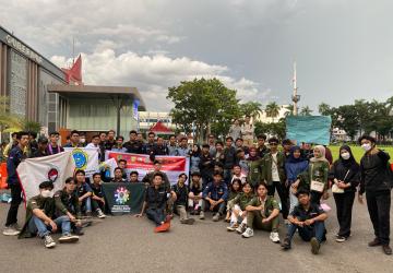 AROGAN SUMSEL Gelar Aksi di Kantor Gubernur Beri PR Untuk Gubernur dan Wagub Sumsel