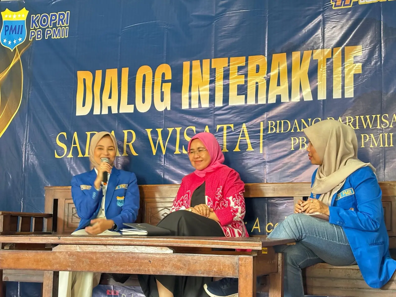 Dialog interaktif : KOPRI PB PMII Ajak Pemuda Sadar Wisata