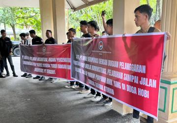 GAASS Gelar Aksi di DLHP Sumsel: Desak Penindakan Tegas atas Dugaan Pelanggaran PT RMK