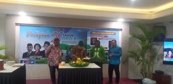 Peringati 21 Tahun Kiprah DPD RI, Gubernur Elisa Kambu Harapkan Perkuat Kolaborasi