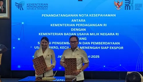 Kemendag dan Kementerian BUMN Tandatangani MoU, Sinergi Perkuat UMKM Siap Ekspor