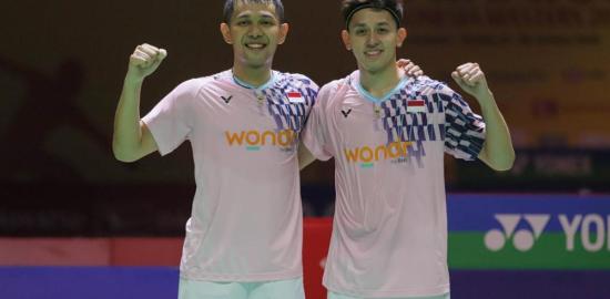 Fajar/Rian Bidik Gelar Juara Dunia di Laga Perpisahan