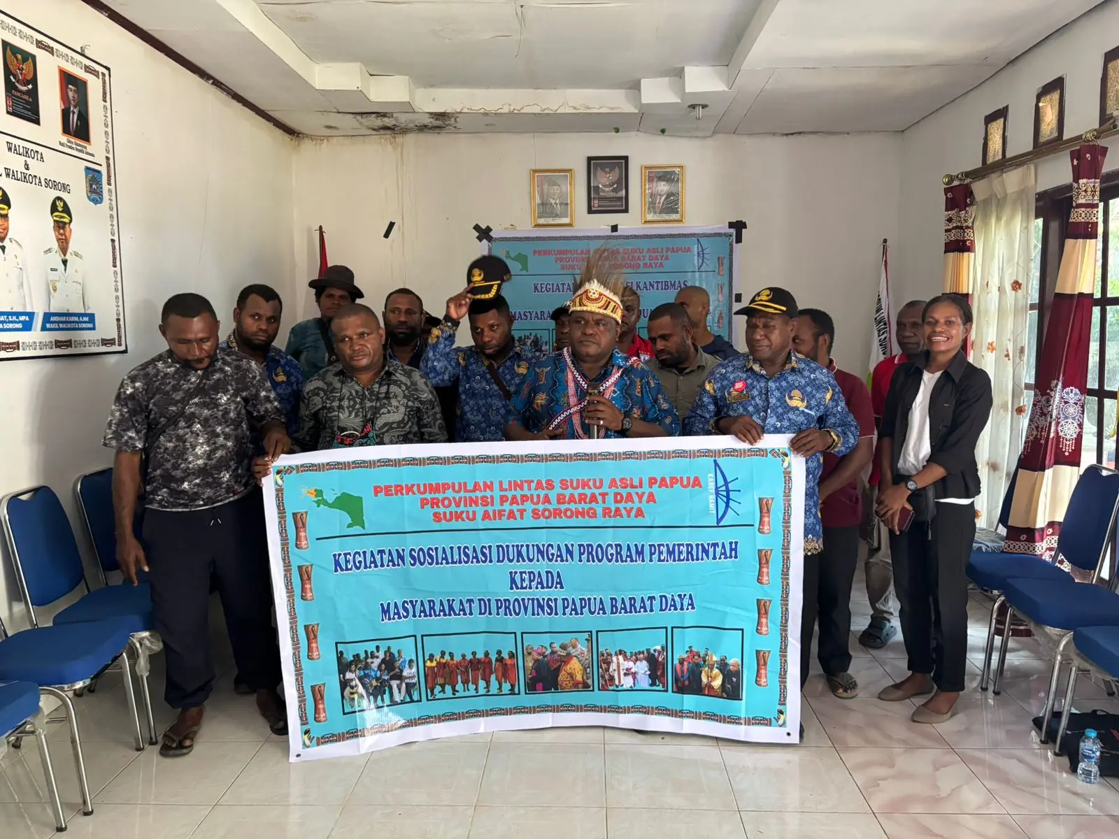 Ketua Forum Lintas Suku Asli Papua Ajak Warga Dukung Program MBG dan Koperasi Merah Putih