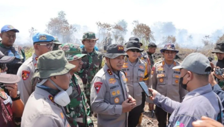 Karhutla Meluas 100 Hektare di Rokan Hilir, Polda Riau Selidiki Pembakar Lahan