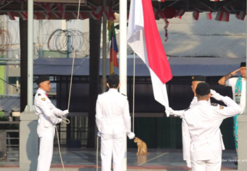 Napiter Kibarkan Merah Putih di Lapas Cipinang, Air Mata Iringi Upacara HUT ke-80 RI