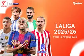 LaLiga 2025/26 Hadir di Matchday 8, Saksikan Eksklusif di VISION+