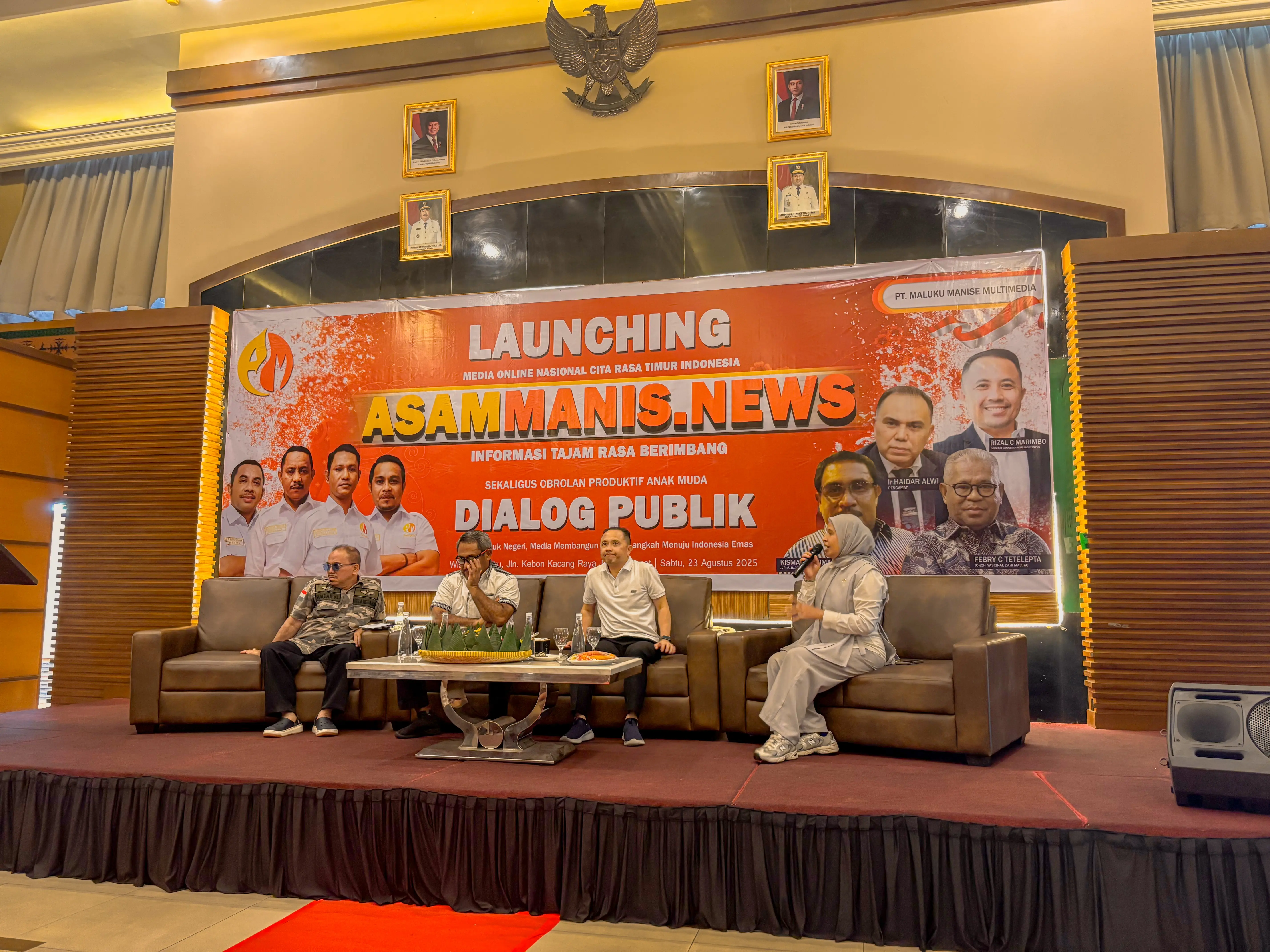 Launching Media Nasional Asam Manis.News, Angkat Narasi Energi untuk Negeri