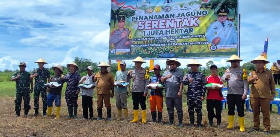 Polda Papua Barat Daya Siapkan  Lahan13 Ribu Hektar Dukung Ketahanan Pangan Nasional