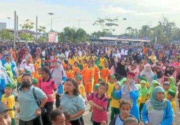 3000 Pelajar Ikuti Senam Indonesia Hebat Pecahkan Rekor MURI