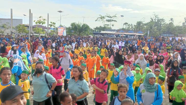 3000 Pelajar Ikuti Senam Indonesia Hebat Pecahkan Rekor MURI