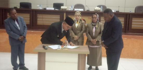 DPR Kabupaten Sorong Setujui Anggaran KUA-PPAS 2025 sebesar Rp 1,5 Trilyun