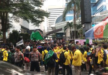 Aksi Hardiknas 2025, Pelajar Islam Indonesia Turun Kejalan Suarakan Isu Pendidikan