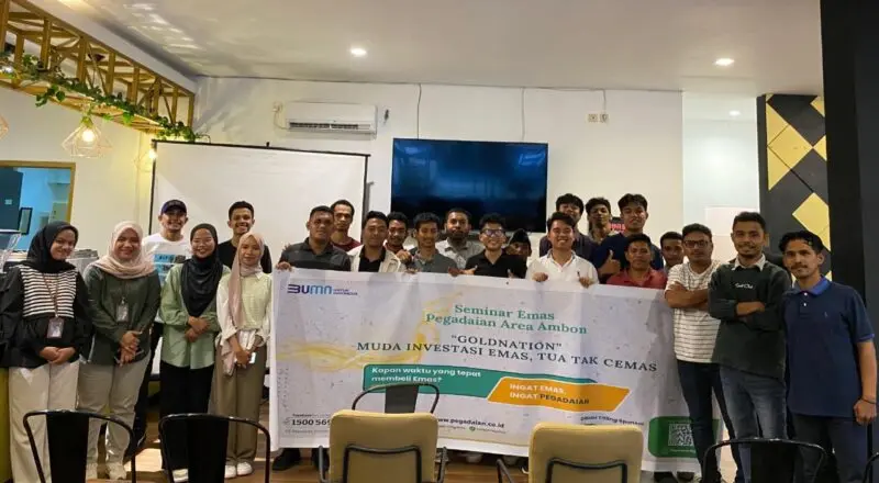 IMM Cabang Ambon Kolaborasi Bersama PT.Pegadaian Ambon, Dukung Investasi Emas Bagi Anak Muda