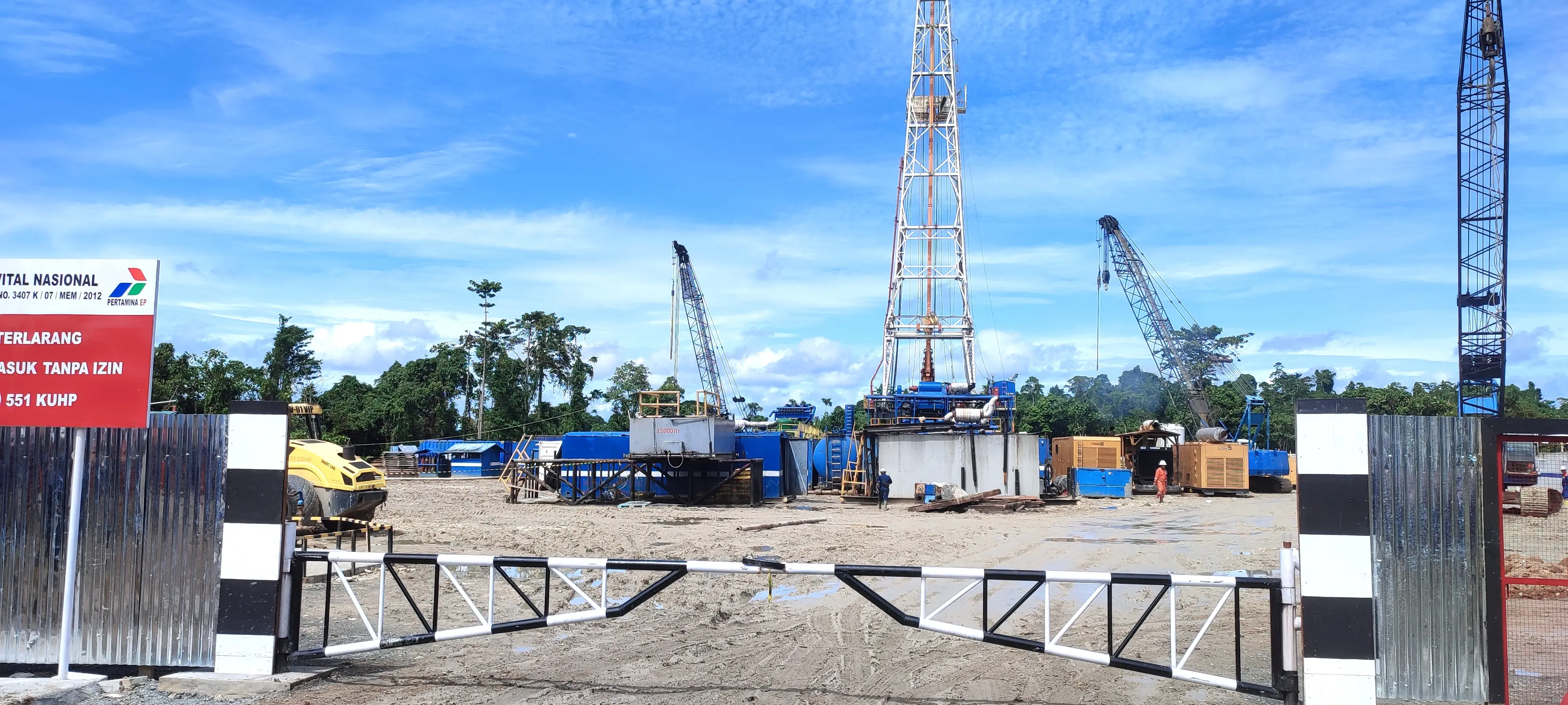 Upaya Pemenuhan Target Lifting Migas, Pertamina EP Papua Field Tajak Sumur Eksplorasi BITANGUR (BIT)-001