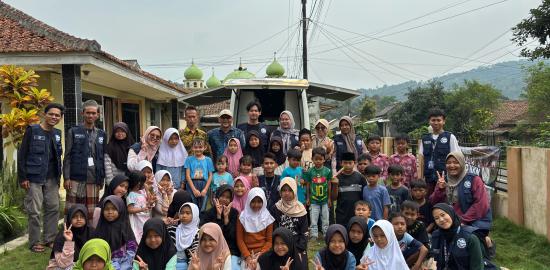 Tingkatkan Minat Literasi Anak, Kelompok 21 Kukerta UIN SMH Banten Gandeng Pusling Kab. Serang
