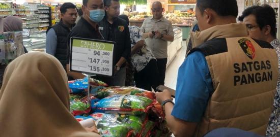 Harga Beras di Cilegon Masih Stabil, Polres dan Disperindag Terus Lakukan Pemantauan