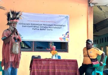 Komitmen Dukung Program MBG dan Jaga Kamtibmas, Suku Biak di Kota Sorong Gelar Sosialisasi