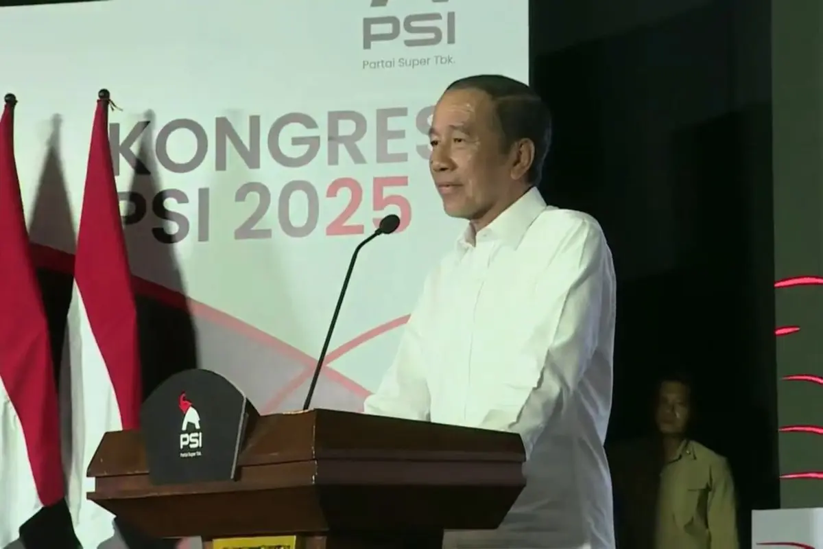 Jokowi Hadiri Kongres PSI 2025, Dukung Penuh Kepemimpinan Kaesang