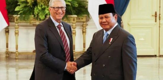 Presiden Prabowo Subianto Terima Kunjungan Bill Gates Bahas Program Makan Bergizi Gratis