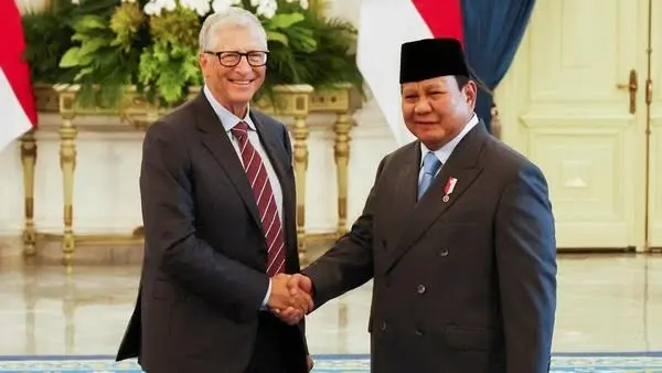 Presiden Prabowo Subianto Terima Kunjungan Bill Gates Bahas Program Makan Bergizi Gratis