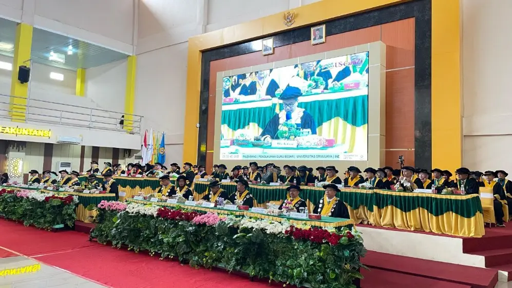 Dorong Pelestarian Budaya, Universitas Sriwijaya Kukuhkan Dua Guru Besar