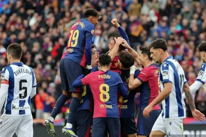 Barcelona Hancurkan Real Sociedad 4-0, Rebut Puncak Klasemen LaLiga
