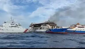 5 Orang Tewas dalam Kebakaran KMP Barcelona V di Perairan Talise, 284 Penumpang Selamat