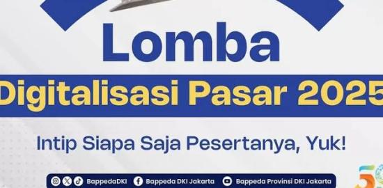 Pemprov DKI Jakarta Luncurkan Lomba Digitalisasi Pasar 2025 di Pasar Mayestik
