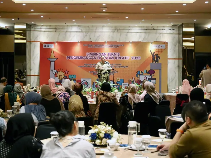 75 Pelaku UKM di Jakarta Pusat Didorong Kembangkan Ekonomi Kreatif Lewat Digitalisasi dan AI
